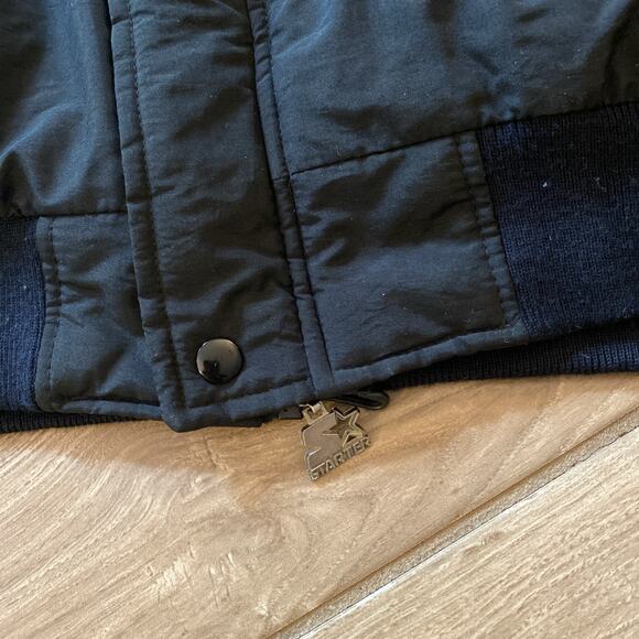 Vintage Oakland NFL LA Las Vegas Raiders Starter Football Jacket Size XL - Picture 10 of 11